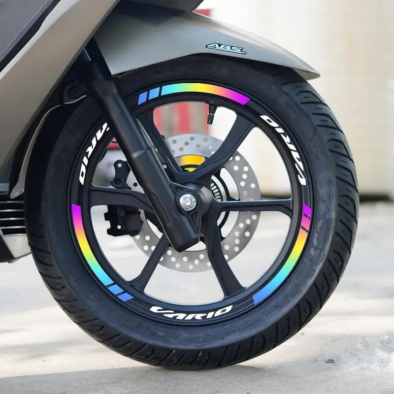 Naljepnice za felge motocikla VARIO - prilagodljive, vodootporne, reflektirajuće, Callidi
