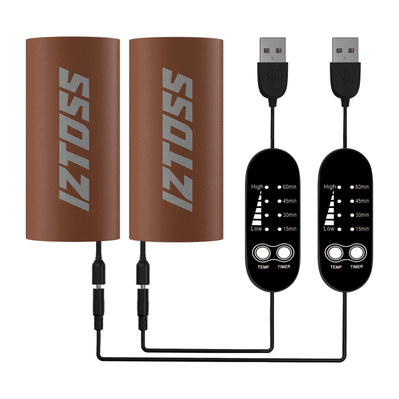 IZTOSS USB fűtött motorkerékpár-kormányfogó, állítható hőmérséklet; modell MP10913; kompatibilis motorkerékpárokkal, elektromos robogókkal és kerékpárokkal