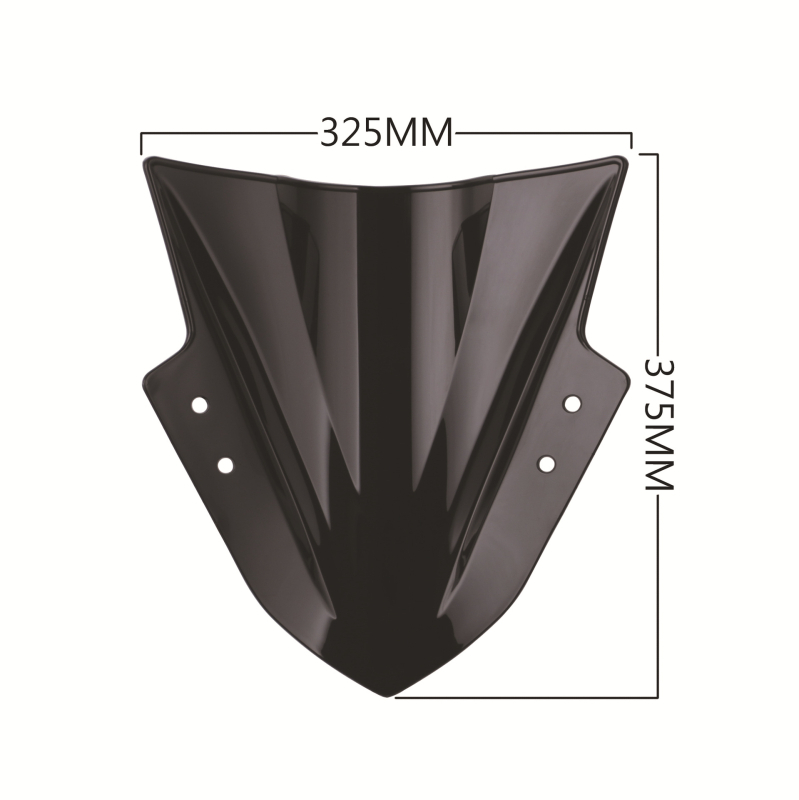 Akrilno prednje vjetrobransko staklo WW043 za Kawasaki Ninja 300 EX/EX300R (2013-2017); SPEEDPARK.