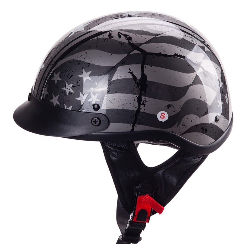 Motociklistička polukaciga – ABS, DOT certifikat, Zombies Racing, privatna marka dostupna
