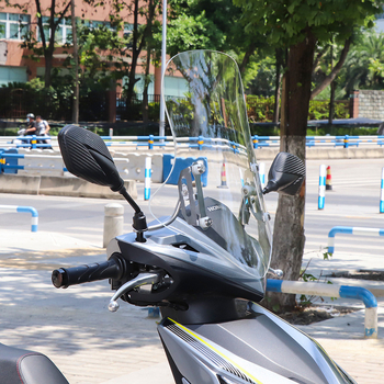 Univerzalni podesivi vjetrobran za motocikl s montažnim dodacima