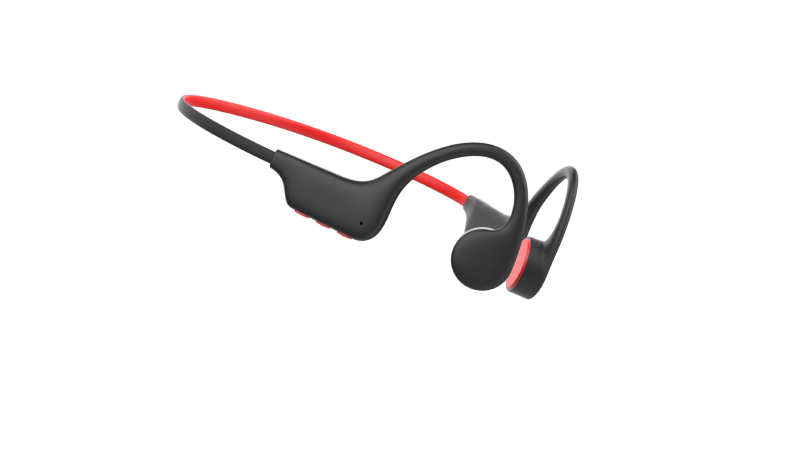 Shengde căști Bluetooth cu conducție osoasă, montate la gât, wireless, Bluetooth 5.3, IPX8 rezistente la apă, autonomie 4–8 h