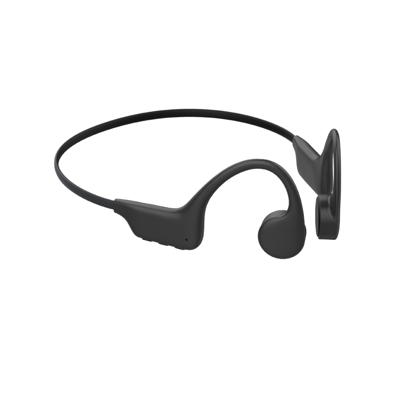 Shengde căști Bluetooth cu conducție osoasă, montate la gât, wireless, Bluetooth 5.3, IPX8 rezistente la apă, autonomie 4–8 h