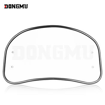 Μπροστινό παρμπρίζ για μοτοσικλέτες και σκούτερ, ρετρό αποτροπέας αέρα, μοντέλο HP-DF022, ABS με μεταλλικό στήριγμα, ανθεκτικό στη φθορά