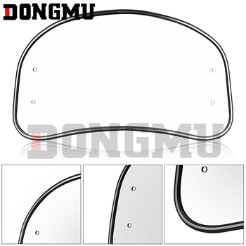 Μπροστινό παρμπρίζ για μοτοσικλέτες και σκούτερ, ρετρό αποτροπέας αέρα, μοντέλο HP-DF022, ABS με μεταλλικό στήριγμα, ανθεκτικό στη φθορά