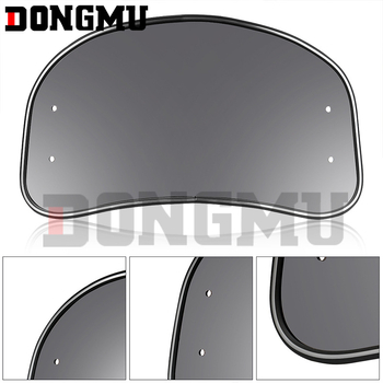 Μπροστινό παρμπρίζ για μοτοσικλέτες και σκούτερ, ρετρό αποτροπέας αέρα, μοντέλο HP-DF022, ABS με μεταλλικό στήριγμα, ανθεκτικό στη φθορά