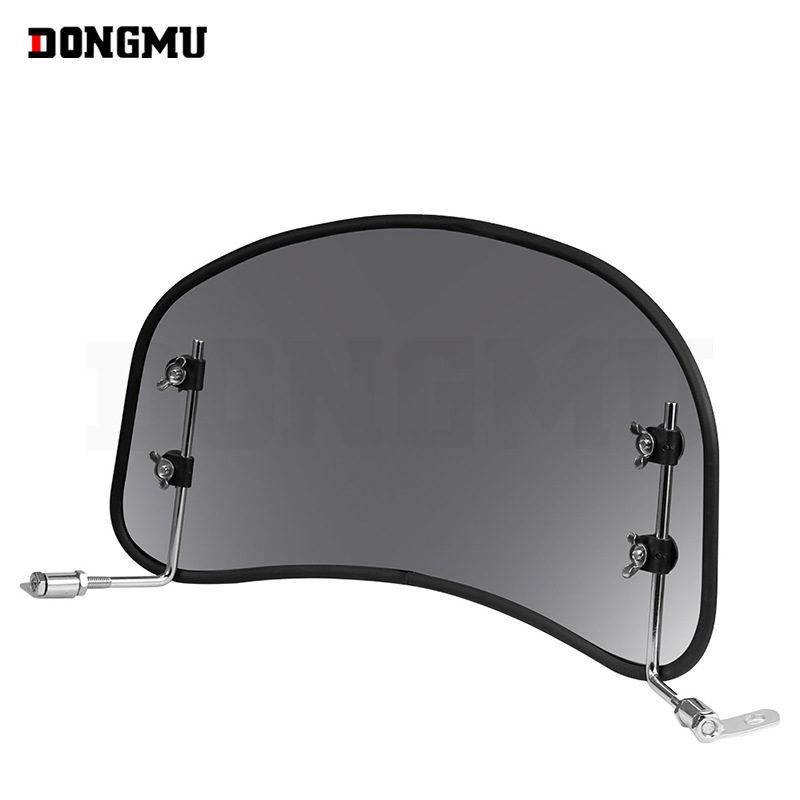 Μπροστινό παρμπρίζ για μοτοσικλέτες και σκούτερ, ρετρό αποτροπέας αέρα, μοντέλο HP-DF022, ABS με μεταλλικό στήριγμα, ανθεκτικό στη φθορά