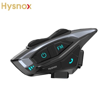 Shark 02 motorkerékpár Bluetooth interkom – Kétoldalas sztereó fejhallgató, Bluetooth 5.0, 800 m hatótávolság, 30 h üzemidő, Qualcomm chip