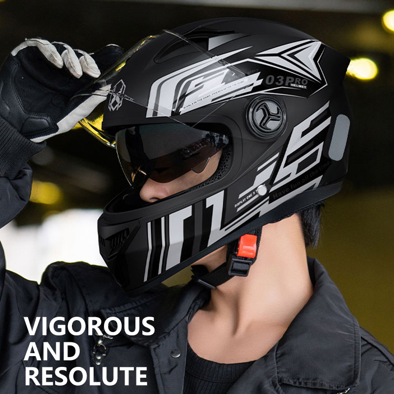 Kaciga za motocikl s punim licem – ABS, sve sezone, za odrasle, GB811-2022A