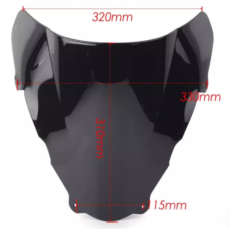 Μπροστινό παρμπρίζ για Suzuki SV650 SV650S 1999-2002 (Υλικό: Pcs; Στυλ: Παρμπρίζ; Λειτουργία: HD)