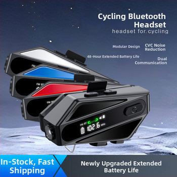 C6 prilba na motorke s dvojitým interkomom, Bluetooth slúchadlo, LCD obrazovka, potlačenie hluku, hlasový asistent — Bluetooth 5.0, vodeodolné a prachuodolné, dosah do 10 m, výdrž batérie 40 h