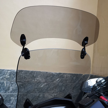 Εμπρός παρμπρίζ μοτοσικλέτας με ρυθμιζόμενο ύψος, ABS, καθολικό μοντέλο WW053+WW053peijian, ανθεκτικό στις γρατζουνιές