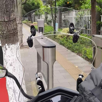 Εμπρός παρμπρίζ μοτοσικλέτας με ρυθμιζόμενο ύψος, ABS, καθολικό μοντέλο WW053+WW053peijian, ανθεκτικό στις γρατζουνιές