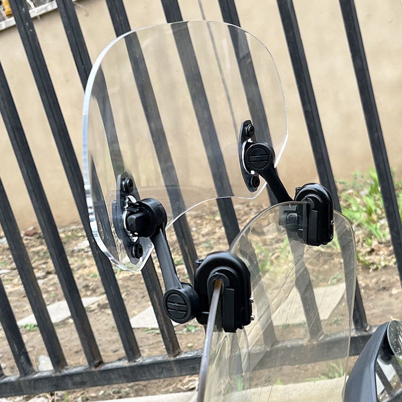 Εμπρός παρμπρίζ μοτοσικλέτας με ρυθμιζόμενο ύψος, ABS, καθολικό μοντέλο WW053+WW053peijian, ανθεκτικό στις γρατζουνιές