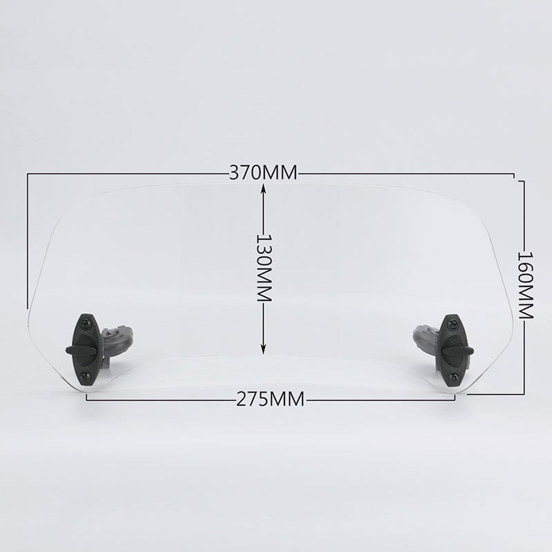 Εμπρός παρμπρίζ μοτοσικλέτας με ρυθμιζόμενο ύψος, ABS, καθολικό μοντέλο WW053+WW053peijian, ανθεκτικό στις γρατζουνιές