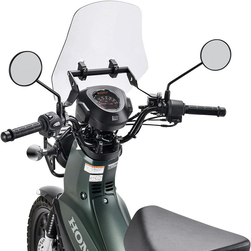 Αξεσουάρ μοτοσικλέτας: βραχίονας από παχύτερο κράμα αλουμινίου και προστασία ανέμου (SL-55, CT125-συμβατό)