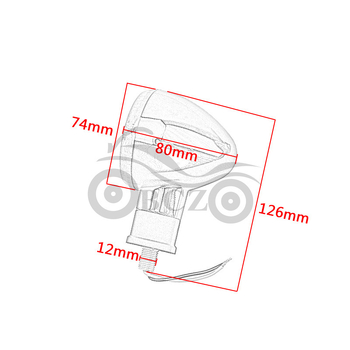 Par signalnih lampi za Yamaha XV950 motocikl