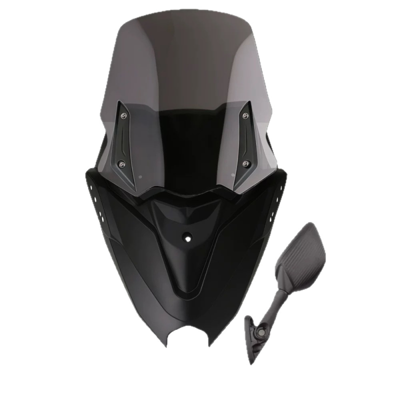 Compatibil cu Yamaha NMAX 155 – kit parbriz frontal mărit, material PP, protecție solară, rezistență la uzură, anti-zgârieturi, fără reflexie