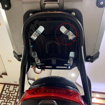 Set baze s brzim otpuštanjem za motocikl – stražnja kutija i bočna kutija, metal, s cilindrom za zaključavanje, BK