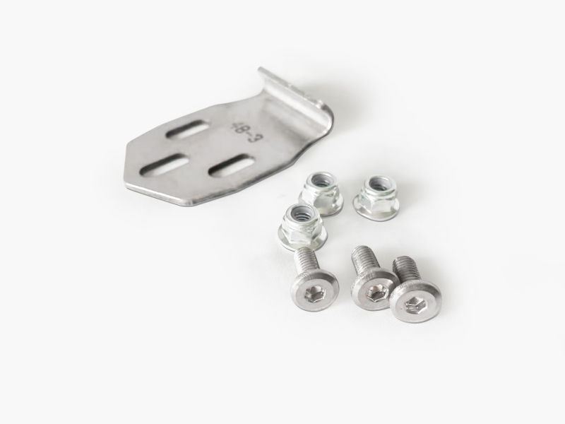 Set baze s brzim otpuštanjem za motocikl – stražnja kutija i bočna kutija, metal, s cilindrom za zaključavanje, BK