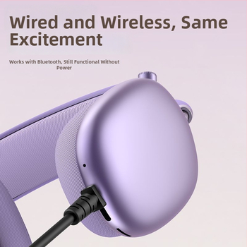 P9Plus Bežične over‑ear slušalice Bluetooth 5.3, domet 10 m, redukcija buke, trajanje baterije preko 8 sati, traka za glavu s pamukastim jastučićima