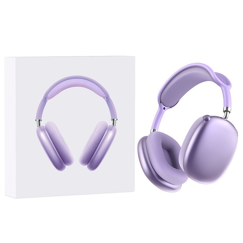 P9Plus Bežične over‑ear slušalice Bluetooth 5.3, domet 10 m, redukcija buke, trajanje baterije preko 8 sati, traka za glavu s pamukastim jastučićima