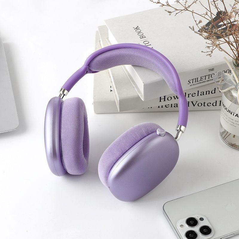 P9Plus Bežične over‑ear slušalice Bluetooth 5.3, domet 10 m, redukcija buke, trajanje baterije preko 8 sati, traka za glavu s pamukastim jastučićima
