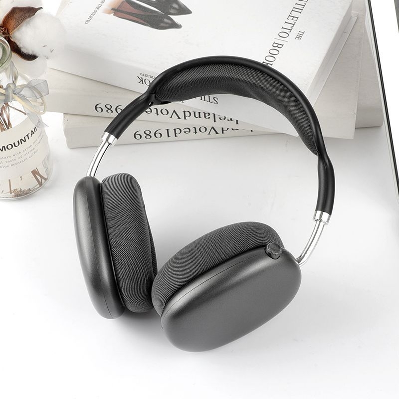 P9Plus Bežične over‑ear slušalice Bluetooth 5.3, domet 10 m, redukcija buke, trajanje baterije preko 8 sati, traka za glavu s pamukastim jastučićima