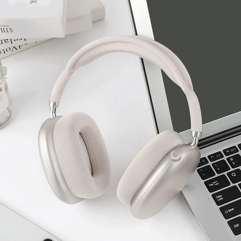 P9Plus Bežične over‑ear slušalice Bluetooth 5.3, domet 10 m, redukcija buke, trajanje baterije preko 8 sati, traka za glavu s pamukastim jastučićima