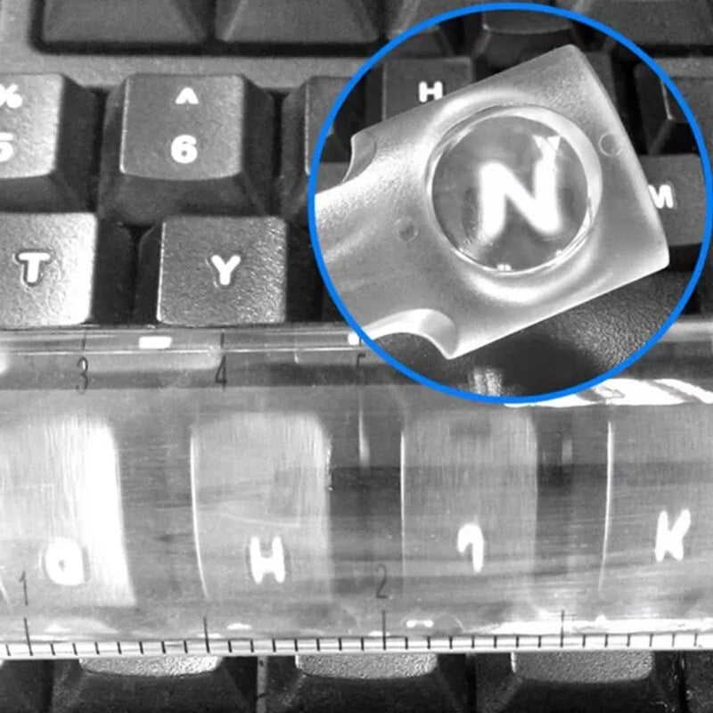 Chuda многофункционален линеал с сантиметрова скала и лупа, модел 19161