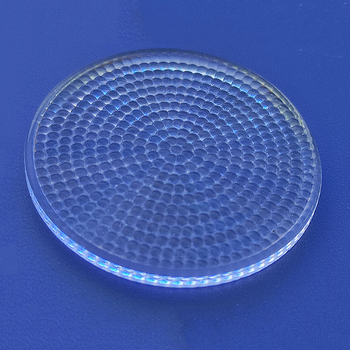 Kompozitna optička staklena leća za osvjetljenje pozornice; model: Compound eyes; kod: Array lens; materijal: visoko borosilikatno staklo; porijeklo: Guangzhou