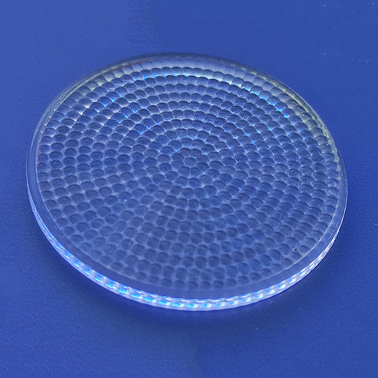 Kompozitna optička staklena leća za osvjetljenje pozornice; model: Compound eyes; kod: Array lens; materijal: visoko borosilikatno staklo; porijeklo: Guangzhou