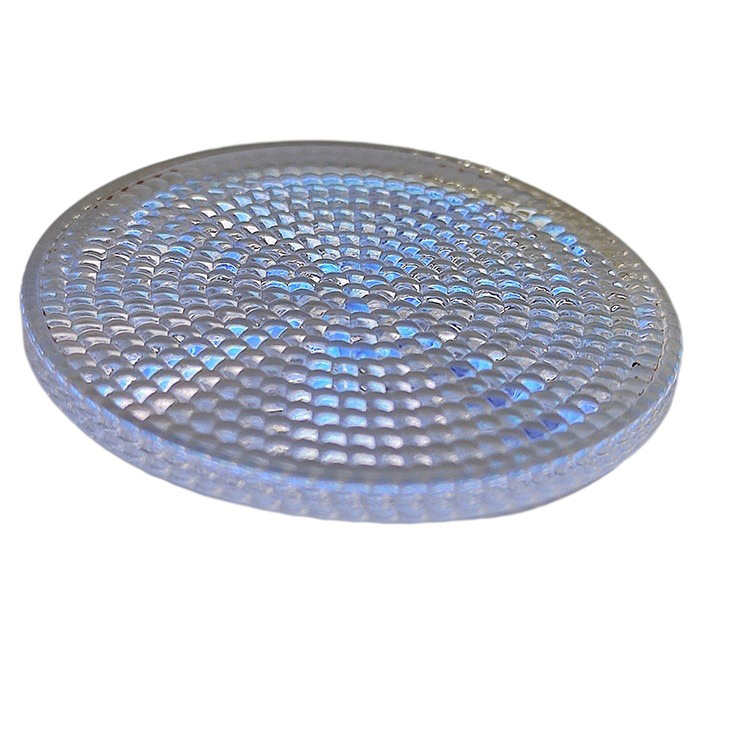 Kompozitna optička staklena leća za osvjetljenje pozornice; model: Compound eyes; kod: Array lens; materijal: visoko borosilikatno staklo; porijeklo: Guangzhou