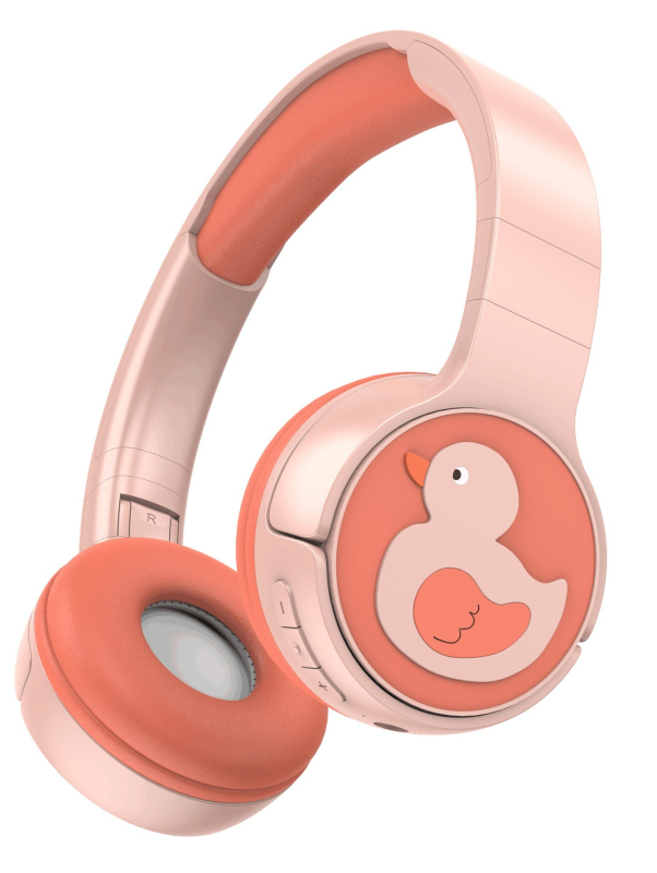 MZ Cartoon stil bežične slušalice za nošenje na glavi, slušalice za glavu, domet 10 m, Bluetooth 5.0, trajanje baterije 4–8 sati, stereo