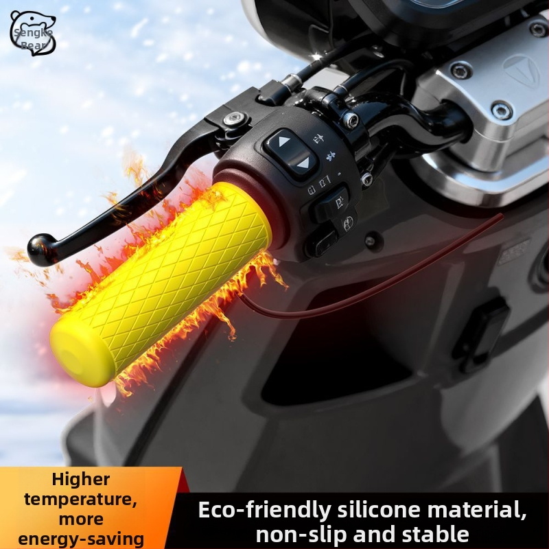 Ghidon încălzit universal pentru vehicule electrice — pentru curieri, compatibil cu motociclete și tricicluri, menține mâinile calde iarna