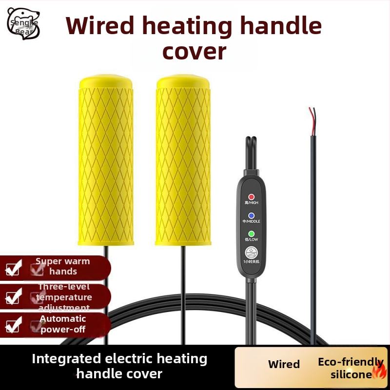 Ghidon încălzit universal pentru vehicule electrice — pentru curieri, compatibil cu motociclete și tricicluri, menține mâinile calde iarna