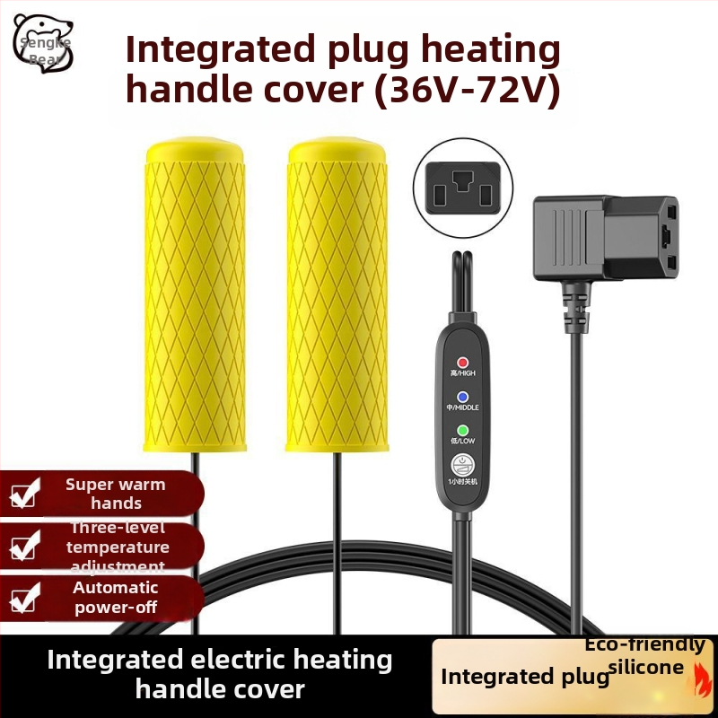 Ghidon încălzit universal pentru vehicule electrice — pentru curieri, compatibil cu motociclete și tricicluri, menține mâinile calde iarna