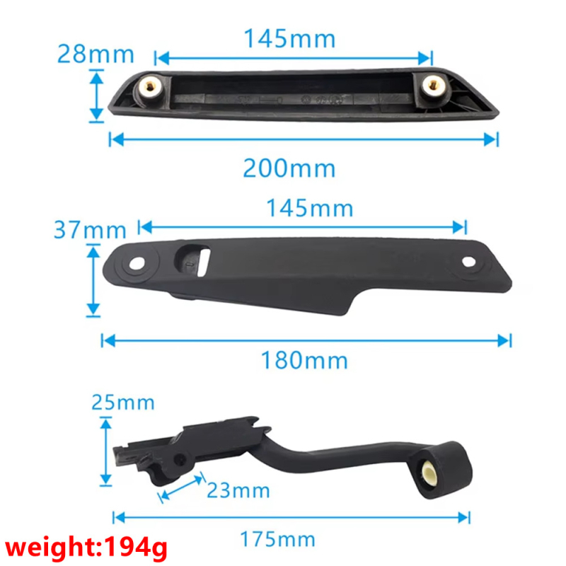 LFDKC Prednja brtvna traka za vjetrobran BMW R1200GS / R1250GS ADV