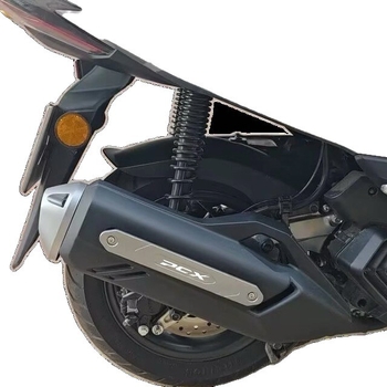 Aluminijski zaštitni poklopac ispuha s dekorativnim nosačem za Honda PCX160, rubna traka otporna na trenje