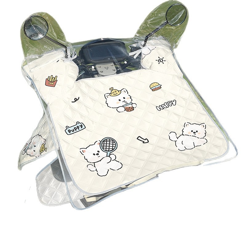 Κάλυμμα παρμπρίζ για ηλεκτρικά οχήματα, PVC, αδιάβροχο, ενιαίο, συμβατό με μοτοσικλέτες, τρίκυκλα και ηλεκτρικά οχήματα