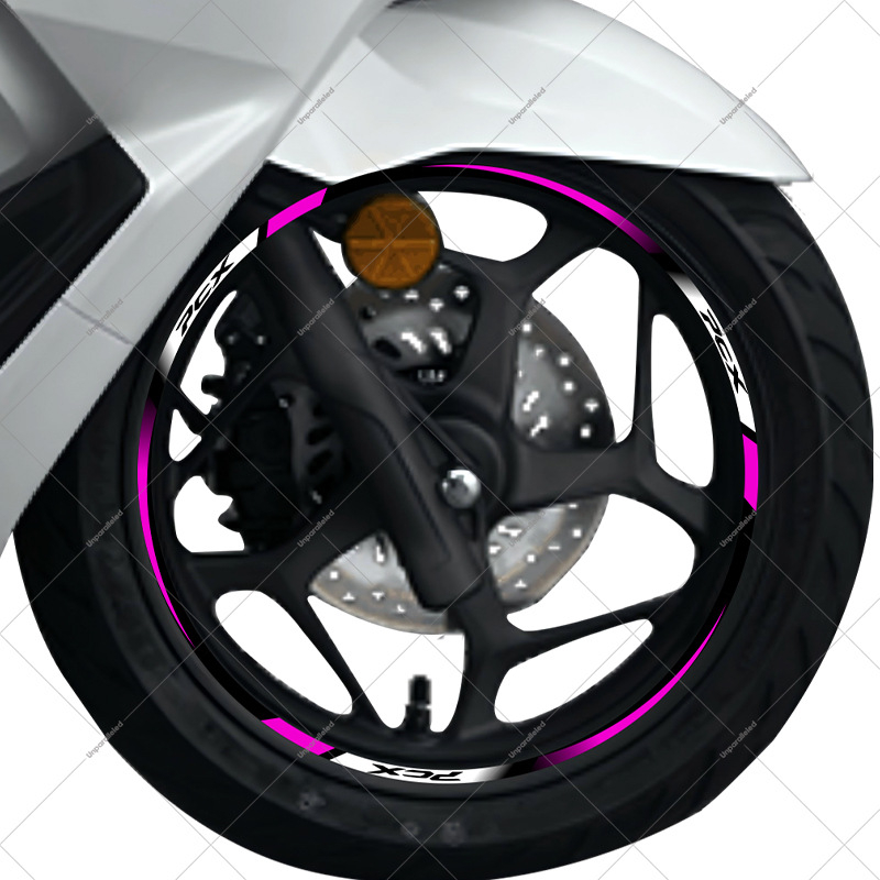 Naljepnica hub kotača Honda PCX160 – reflektirajuća, vodootporna dekorativna naljepnica za felne; Marka: Unparalleled; Model: Honda PCX160 wheel sticker