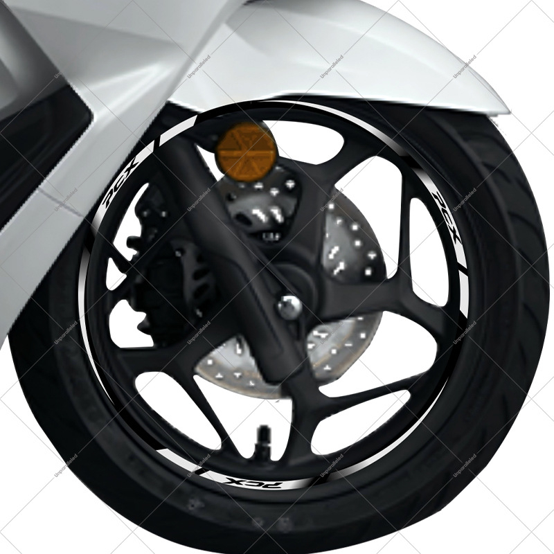 Naljepnica hub kotača Honda PCX160 – reflektirajuća, vodootporna dekorativna naljepnica za felne; Marka: Unparalleled; Model: Honda PCX160 wheel sticker