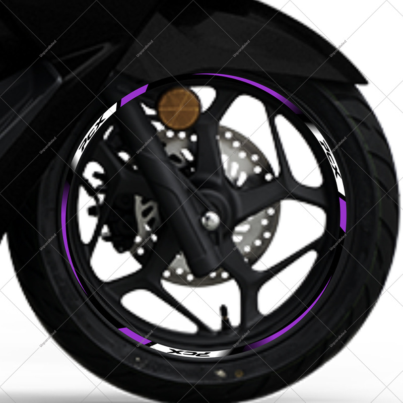 Naljepnica hub kotača Honda PCX160 – reflektirajuća, vodootporna dekorativna naljepnica za felne; Marka: Unparalleled; Model: Honda PCX160 wheel sticker