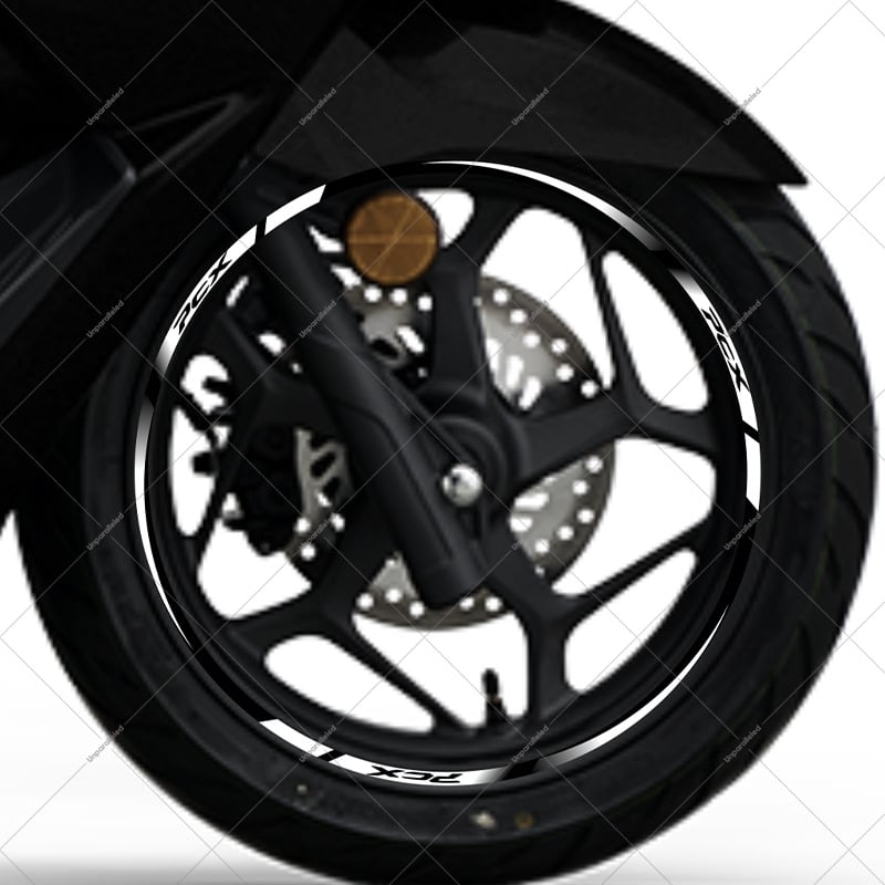 Naljepnica hub kotača Honda PCX160 – reflektirajuća, vodootporna dekorativna naljepnica za felne; Marka: Unparalleled; Model: Honda PCX160 wheel sticker