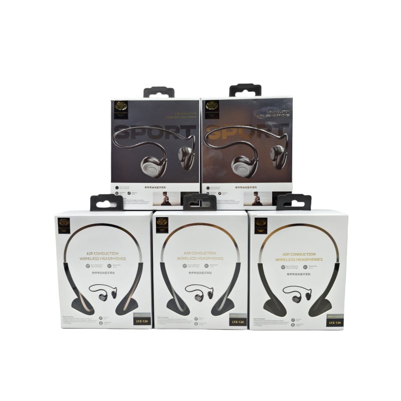 Αθλητικά ασύρματα ακουστικά με αγωγιμότητα οστών — Bluetooth 5.0, αδιάβροτα, μεγάλη αυτονομία (>8 ώρες), εμβέλεια έως 15 m, χαμηλή καθυστέρηση για esports