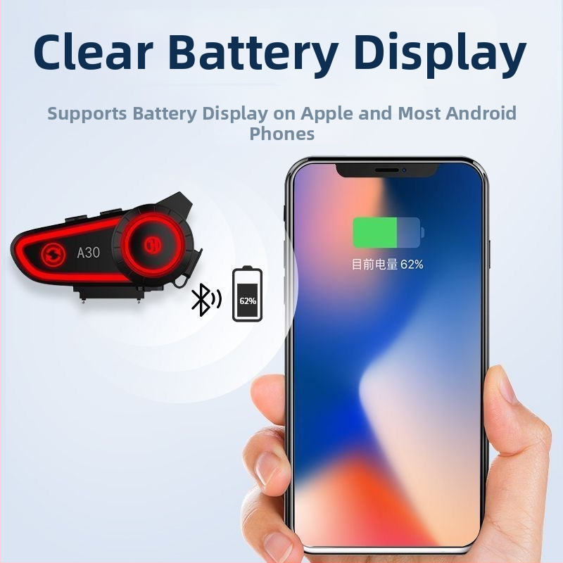 Cască pentru motocicletă cu față completă, intercom Bluetooth încorporat, impermeabilă, antiîngheț, reducere inteligentă a zgomotului