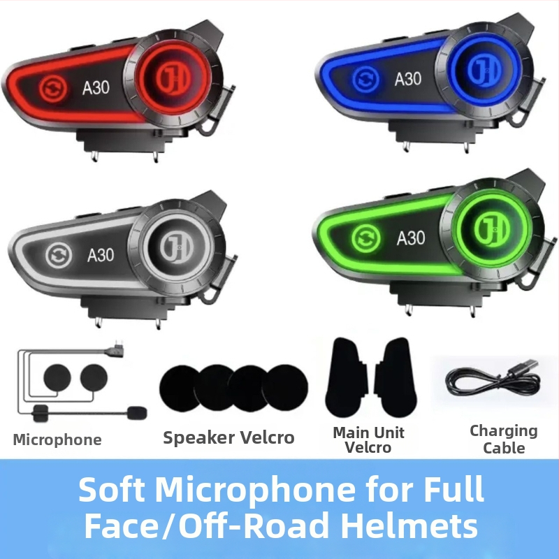 Cască pentru motocicletă cu față completă, intercom Bluetooth încorporat, impermeabilă, antiîngheț, reducere inteligentă a zgomotului