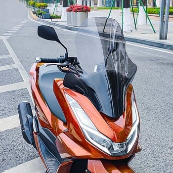 Ανεμοθραύστης για Honda PCX160 WW117, συμβατός με 22 μοντέλα, υλικό PC, προστασία από τον ήλιο, αναδιπλούμενος, ανθεκτικό, αντιχαρακτικό, μη αντανακλαστικό