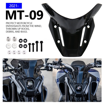 Poklopac difuzora prednjeg vjetrobrana Yamaha MT-09 FZ09 MT-09SP - ABS plast, zaštita od vjetra, dodatak za prednje staklo