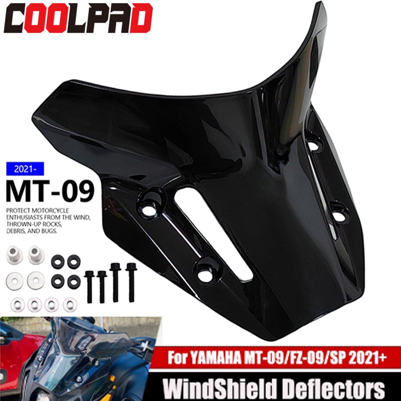 Poklopac difuzora prednjeg vjetrobrana Yamaha MT-09 FZ09 MT-09SP - ABS plast, zaštita od vjetra, dodatak za prednje staklo